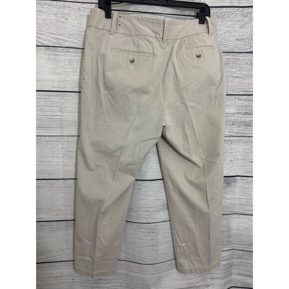 Ann Taylor Curvy Fit Beige Pants Size 10 - Picture 2 of 3